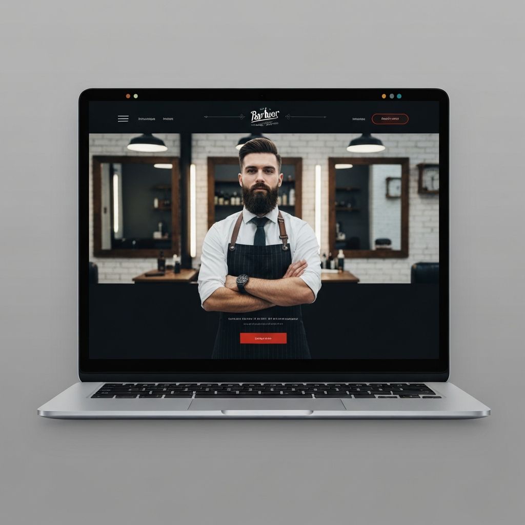 Sharp Cuts Studio website preview